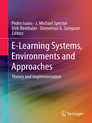 cover image of E-Learning Systems, Environments and Approaches